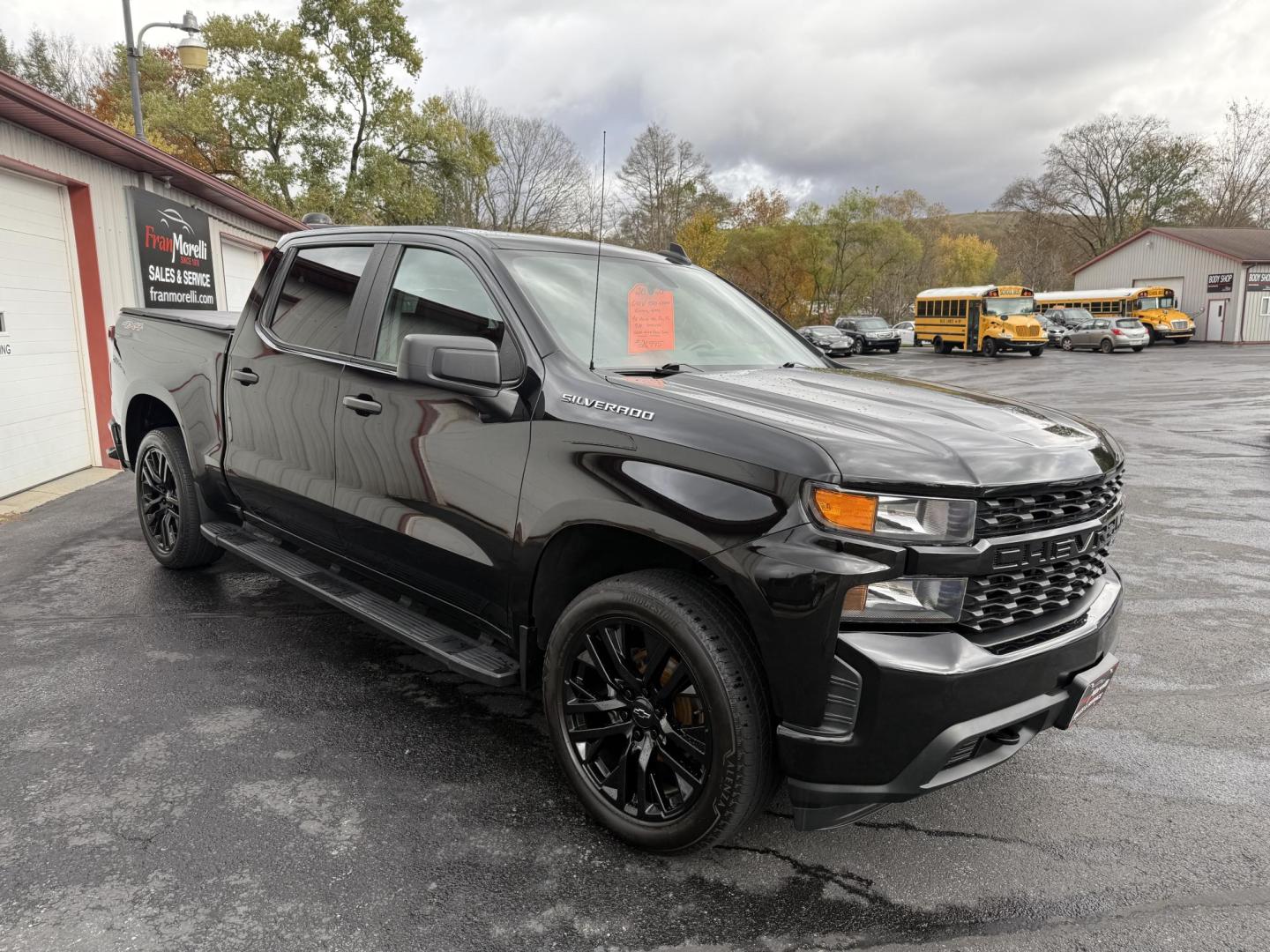 2020 Black Chevrolet Silverado 1500 Custom Crew Cab Short Box 4WD (1GCUYBEF1LZ) with an 5.3L V8 OHV 16V engine, 6A transmission, located at 8464 Route 219, Brockway, PA, 15824, (814) 265-1330, 41.226871, -78.780518 - Good looking pre owned 2020 Chev 1500 Crew cab 4wd with V8 engine, air condition, pwr windows and locks, and much more. This truck is serviced up and comes with a warranty. - Photo#18