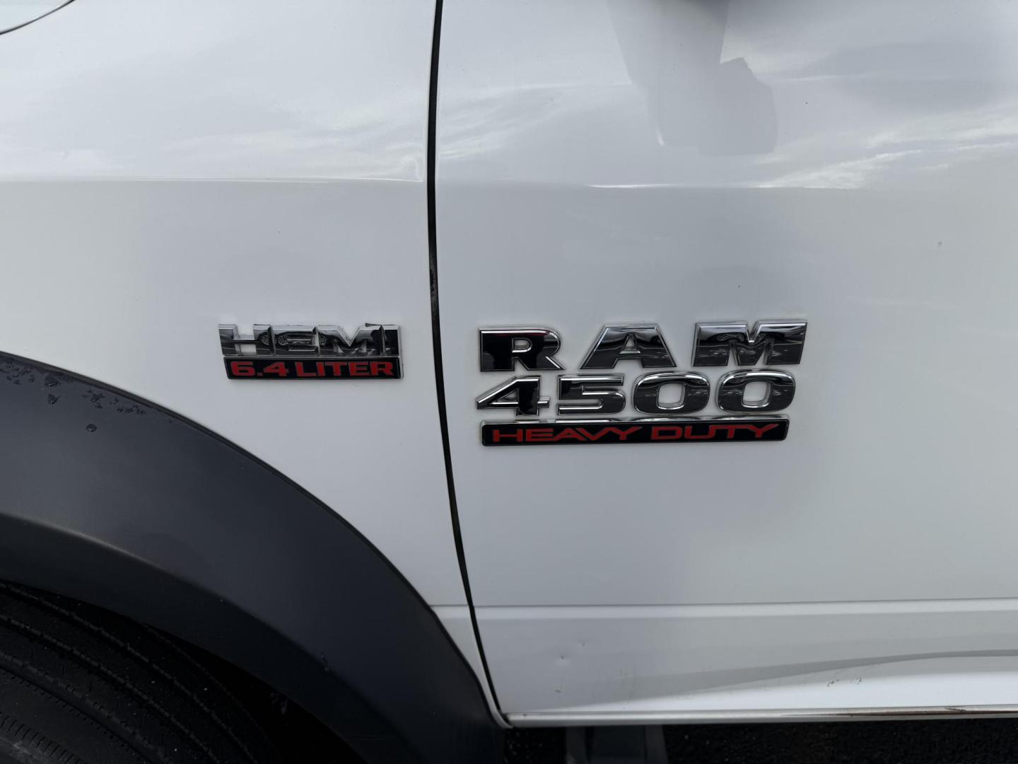 2014 White RAM 4500 Regular Cab SWB 2WD DRW (3C7WRKAJ7EG) with an 6.4L V8 OHV 16V engine, located at 8464 Route 219, Brockway, PA, 15824, (814) 265-1330, 41.226871, -78.780518 - Photo#1