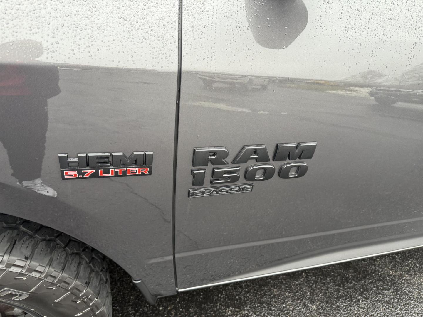 2019 Charcoal RAM 1500 Tradesman Crew Cab SWB 4WD (1C6RR7KT6KS) with an 5.7L V8 OHV 16V engine, 8A transmission, located at 8464 Route 219, Brockway, PA, 15824, (814) 265-1330, 41.226871, -78.780518 - 2019 Ram 1500 Crew Cab Express 4wd with Hemi, a/c, power windows and locks, 20's..factory hitch, bed liner, big screen radio with back up camera and ONLY 42000 miles. - Photo#2
