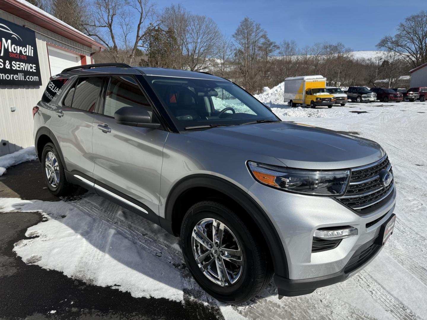 2022 Silver Ford Explorer XLT AWD (1FMSK8DH4NG) with an 2.3L L4 DOHC 16V engine, 10A transmission, located at 8464 Route 219, Brockway, PA, 15824, (814) 265-1330, 41.226871, -78.780518 - Sharp looking 2022 Ford Explorer XLT 4wd with leather interior, power/heated front seats, captain chairs, 6-passenger, rear a/c, factory alloy wheels, and ONLY 25000 miles. Serviced up and comes with Remaining Factory Warranty. Must see vehicle, save $$$$ - Photo#20