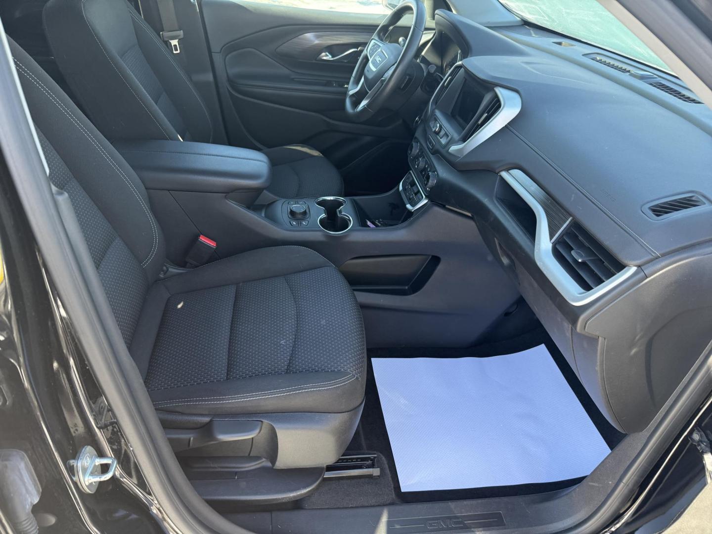 2023 Black GMC Terrain SLE AWD (3GKALTEG0PL) with an 1.5L L4 DOHC 16V TURBO engine, 6A transmission, located at 8464 Route 219, Brockway, PA, 15824, (814) 265-1330, 41.226871, -78.780518 - Super sharp looking pre owned 2023 GMC Terrain SLE all wheel drive with cloth interior, power/heated front seats, back up camera, factory alloys with black out covers, and ONLY 25000 miles. Factory warranty and this GMC suv is serviced for delivery. - Photo#15