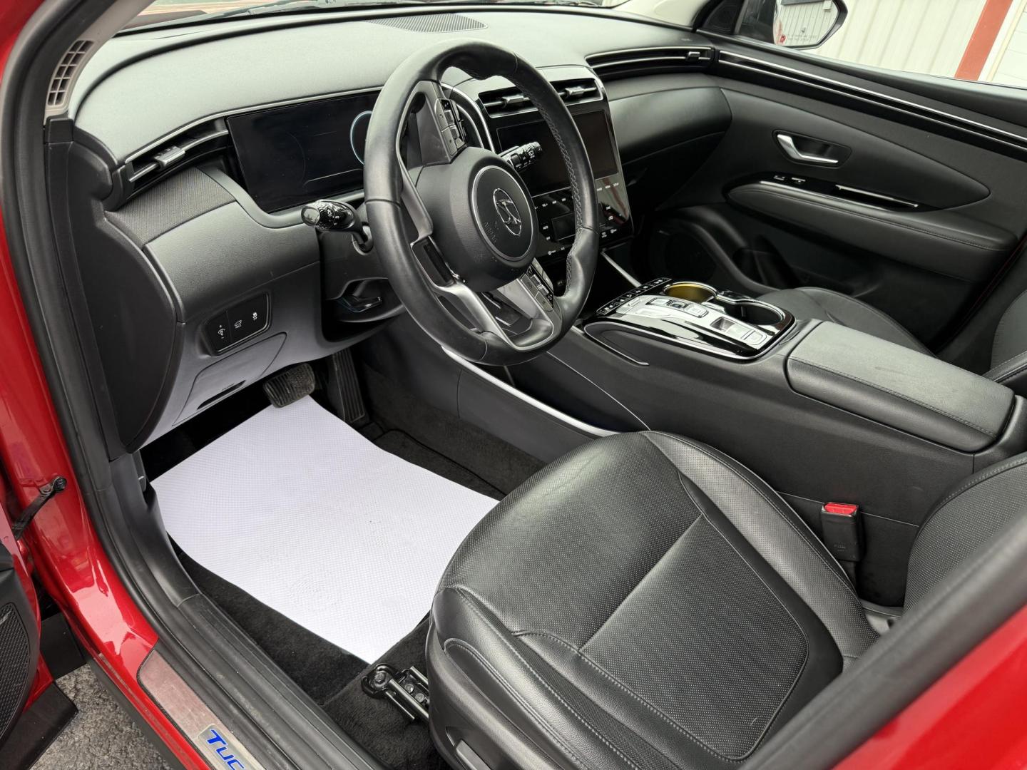 2022 Red Hyundai Tucson Limited AWD (5NMJECAE1NH) with an 2.5L L4 DOHC 16V engine, 8A transmission, located at 8464 Route 219, Brockway, PA, 15824, (814) 265-1330, 41.226871, -78.780518 - ONE SHARP VEHICLE...stop in and check out this 2022 Hyundai Tucson Limited all wheel drive with leather interior, power/heated front seats, pano roof, navigation, factory alloy wheels, ONLY 21000 miles and much more. Serviced up and comes with a warranty. - Photo#2