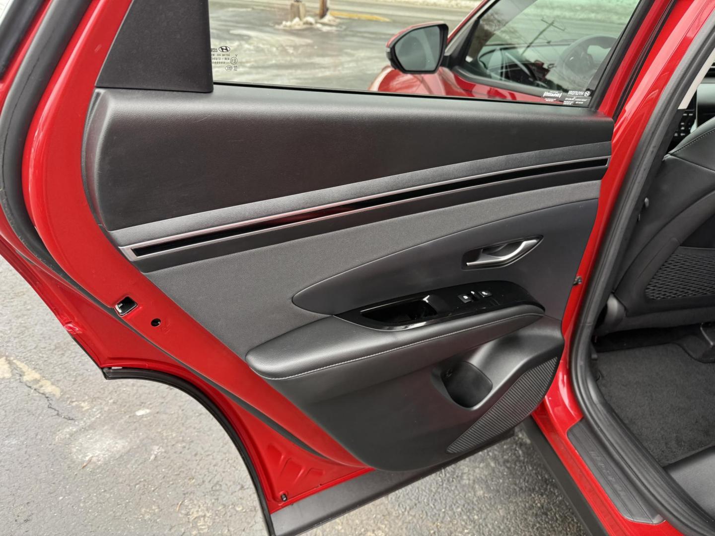 2022 Red Hyundai Tucson Limited AWD (5NMJECAE1NH) with an 2.5L L4 DOHC 16V engine, 8A transmission, located at 8464 Route 219, Brockway, PA, 15824, (814) 265-1330, 41.226871, -78.780518 - ONE SHARP VEHICLE...stop in and check out this 2022 Hyundai Tucson Limited all wheel drive with leather interior, power/heated front seats, pano roof, navigation, factory alloy wheels, ONLY 21000 miles and much more. Serviced up and comes with a warranty. - Photo#8