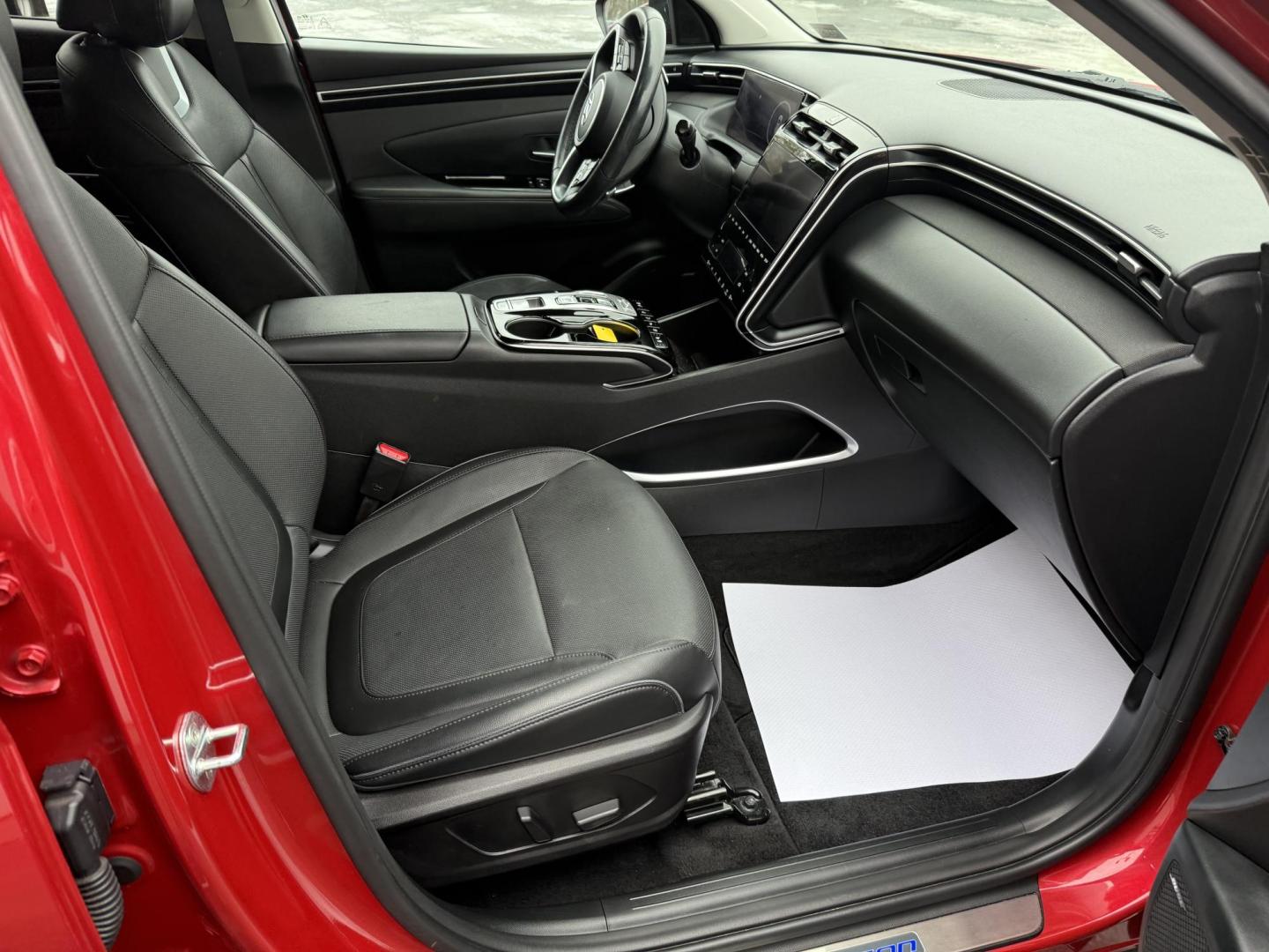 2022 Red Hyundai Tucson Limited AWD (5NMJECAE1NH) with an 2.5L L4 DOHC 16V engine, 8A transmission, located at 8464 Route 219, Brockway, PA, 15824, (814) 265-1330, 41.226871, -78.780518 - ONE SHARP VEHICLE...stop in and check out this 2022 Hyundai Tucson Limited all wheel drive with leather interior, power/heated front seats, pano roof, navigation, factory alloy wheels, ONLY 21000 miles and much more. Serviced up and comes with a warranty. - Photo#16