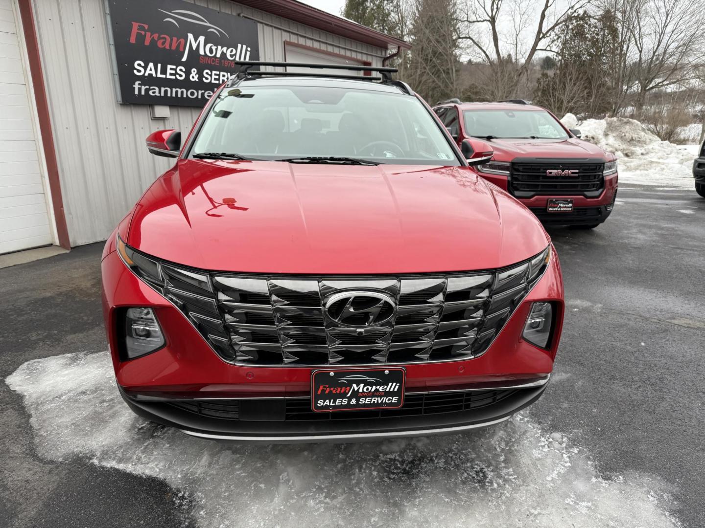 2022 Red Hyundai Tucson Limited AWD (5NMJECAE1NH) with an 2.5L L4 DOHC 16V engine, 8A transmission, located at 8464 Route 219, Brockway, PA, 15824, (814) 265-1330, 41.226871, -78.780518 - ONE SHARP VEHICLE...stop in and check out this 2022 Hyundai Tucson Limited all wheel drive with leather interior, power/heated front seats, pano roof, navigation, factory alloy wheels, ONLY 21000 miles and much more. Serviced up and comes with a warranty. - Photo#19
