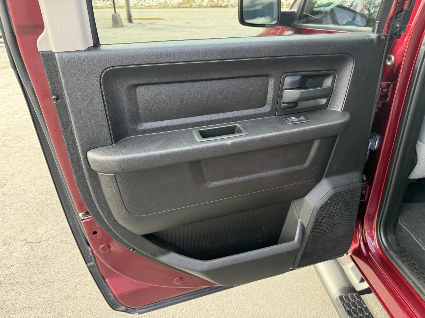 2019 Burgandy RAM 1500 Tradesman Crew Cab SWB 4WD (1C6RR7KT0KS) with an 5.7L V8 OHV 16V engine, 8A transmission, located at 8464 Route 219, Brockway, PA, 15824, (814) 265-1330, 41.226871, -78.780518 - One sharp 2019 Ram 1500 Crew Cab Express package 4wd with Hemi motor, air condition, power windows and locks, hitch, factory 20's, fiberglass cap and ONLY 36000 miles. Serviced and comes with a warranty. - Photo#9