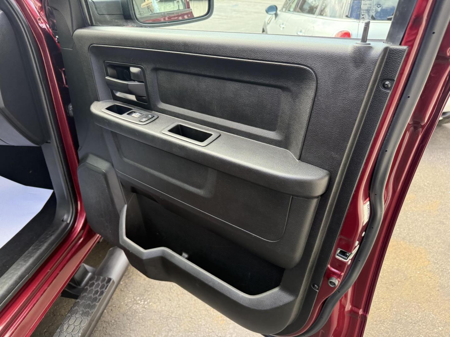 2019 Burgandy RAM 1500 Tradesman Crew Cab SWB 4WD (1C6RR7KT0KS) with an 5.7L V8 OHV 16V engine, 8A transmission, located at 8464 Route 219, Brockway, PA, 15824, (814) 265-1330, 41.226871, -78.780518 - One sharp 2019 Ram 1500 Crew Cab Express package 4wd with Hemi motor, air condition, power windows and locks, hitch, factory 20's, fiberglass cap and ONLY 36000 miles. Serviced and comes with a warranty. - Photo#15