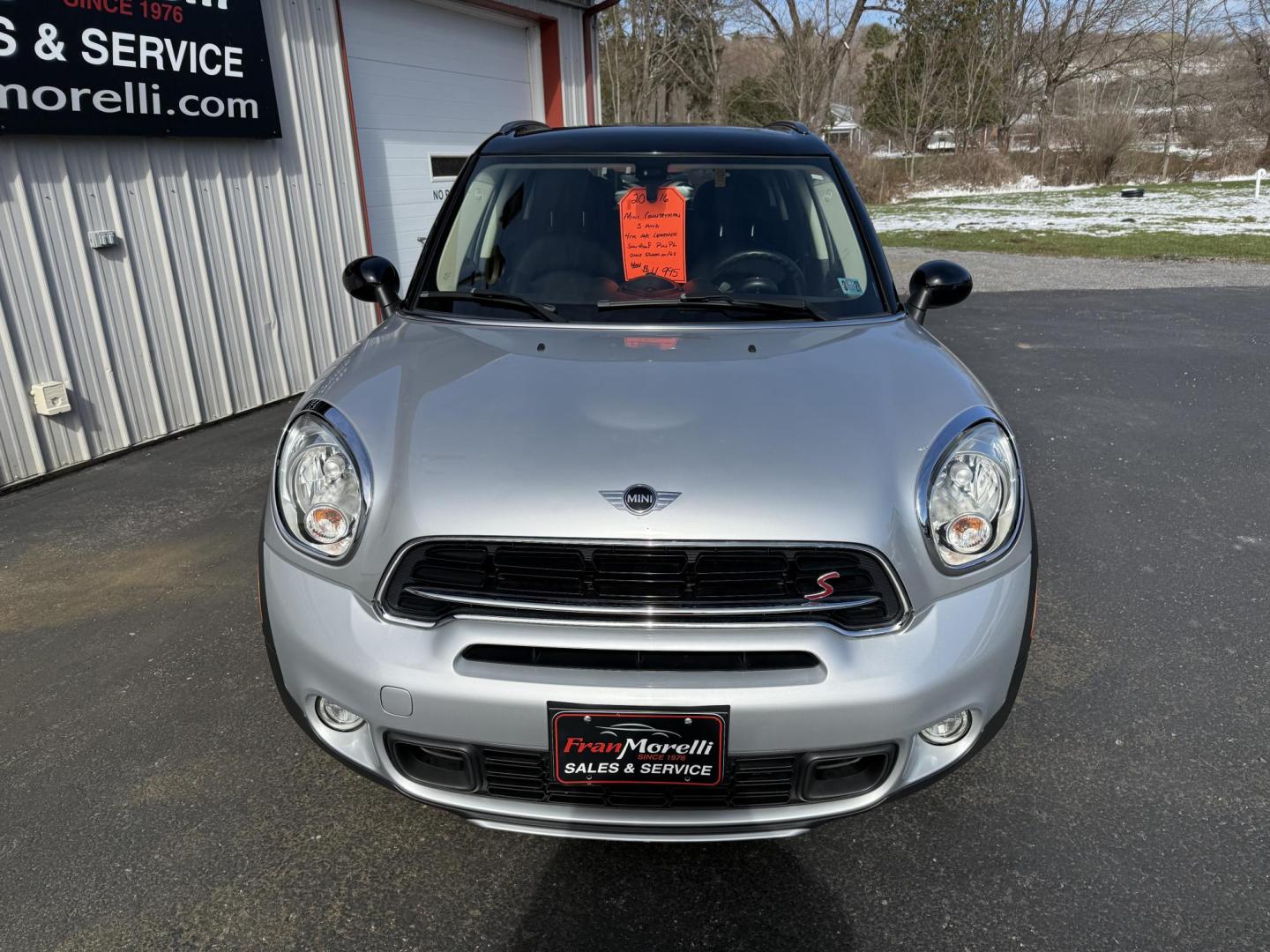 2016 Silver Mini Countryman S ALL4 (WMWZC5C52GW) with an 1.6L L4 DOHC 16V TURBO engine, located at 8464 Route 219, Brockway, PA, 15824, (814) 265-1330, 41.226871, -78.780518 - Good looking pre owned 2016 Mini Countryman S AWD with leather interior, power sunroof, factory wheels and ONLY 56000 miles. This Mini is serviced, new inspection and ready to go. Hurry in this one won't last long. - Photo#19