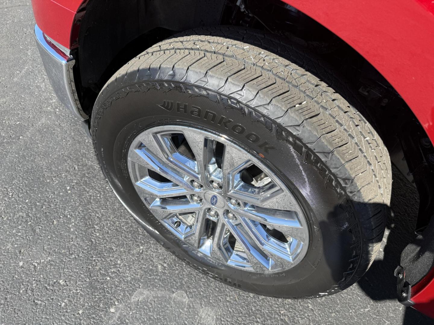 2025 Red Ford F-150 Lariat SuperCrew 4WD (1FTFW5L87SF) with an 3.5 V6 engine, 6A transmission, located at 8464 Route 219, Brockway, PA, 15824, (814) 265-1330, 41.226871, -78.780518 - Local 1-owner 2025 Ford F150 Crew Cab Lariat with ONLY 4300 miles. This truck stickered new for $70,000. Leather interior with cool/heated/power front seats. Navigation, 3.5/V6 Ecoboost, air condition, power equipment, tow package, bed cover/liner, Rear sliding window and much more. This Ford truck - Photo#1