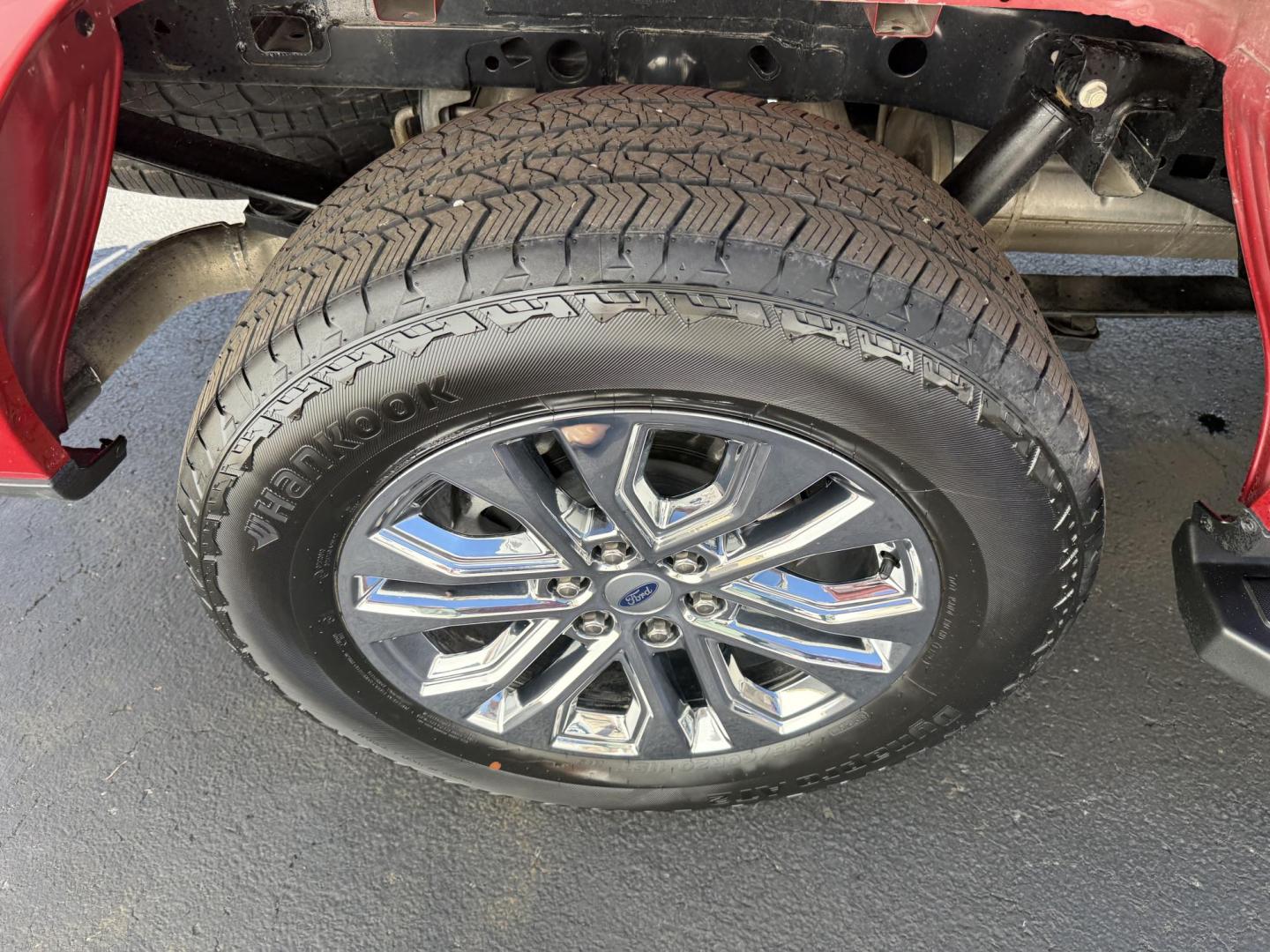 2025 Red Ford F-150 Lariat SuperCrew 4WD (1FTFW5L87SF) with an 3.5 V6 engine, 6A transmission, located at 8464 Route 219, Brockway, PA, 15824, (814) 265-1330, 41.226871, -78.780518 - Local 1-owner 2025 Ford F150 Crew Cab Lariat with ONLY 4300 miles. This truck stickered new for $70,000. Leather interior with cool/heated/power front seats. Navigation, 3.5/V6 Ecoboost, air condition, power equipment, tow package, bed cover/liner, Rear sliding window and much more. This Ford truck - Photo#16