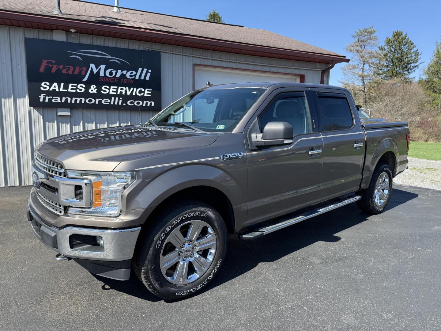 2019 Brown Ford F-150 XLT SuperCrew 6.5-ft. Bed 4WD (1FTEW1E4XKF) with an 3.5L V6 TURBO engine, 6A transmission, located at 8464 Route 219, Brockway, PA, 15824, (814) 265-1330, 41.226871, -78.780518 - Sharp looking 2019 Ford F150 Crew Cab XLT 4wd with 3.5/Ecoboost, air condition, power windows and locks, power/heated front seats, navigation, big screen radio with back up camera, trailer tow, bed liner, fiberglass cap, and much more. This truck is serviced, comes with a warranty and only has 53000 - Photo#0