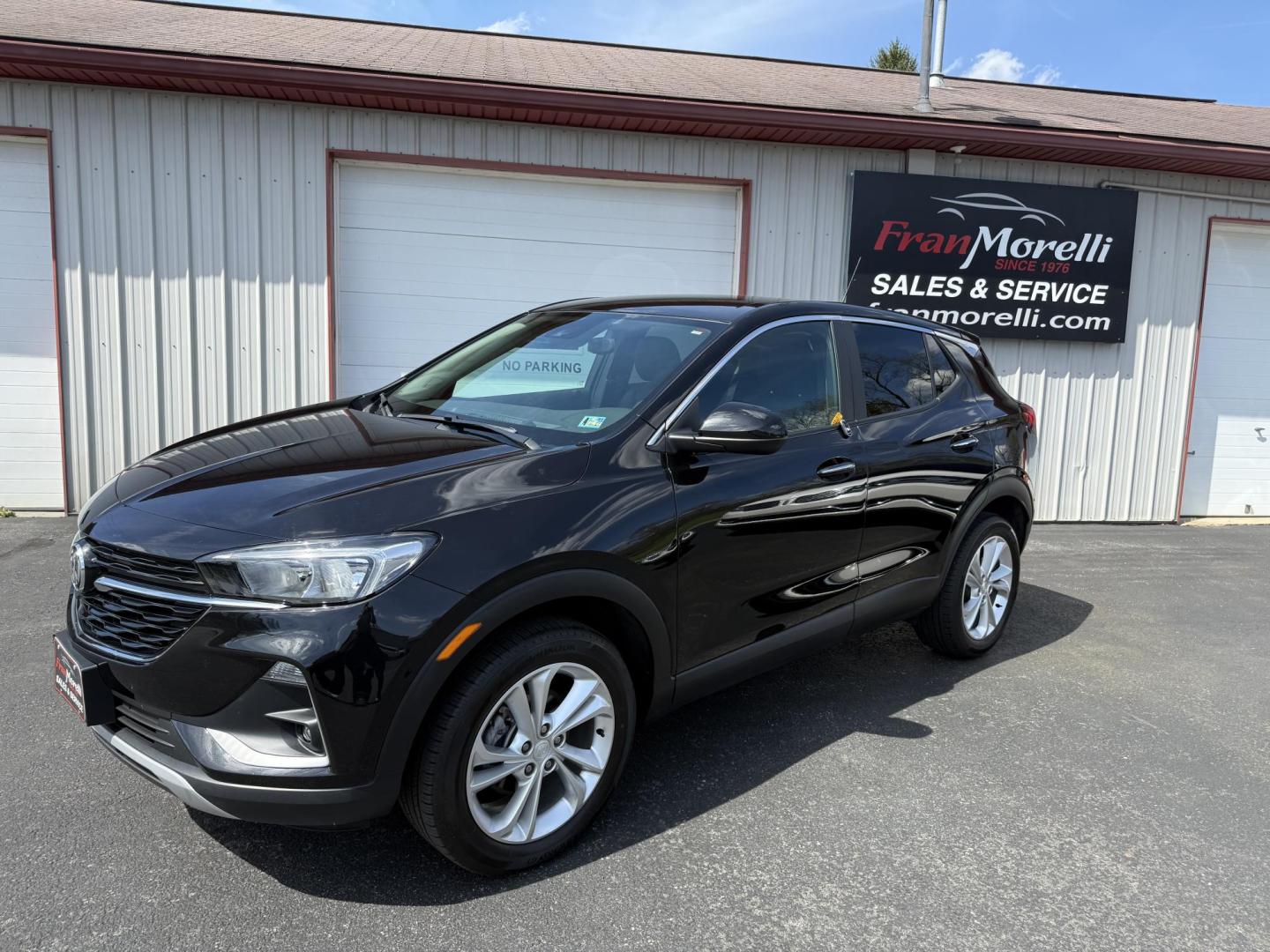2023 Black Buick Encore GX Preferred AWD (KL4MMCSL9PB) with an 1.3L L3 TURBO engine, 9A transmission, located at 8464 Route 219, Brockway, PA, 15824, (814) 265-1330, 41.226871, -78.780518 - Good looking 1-owner 2023 Buick Encore GX AWD with only 12,700 miles. This pre owned Buick suv is well equipped with air condition, power windows and locks, power seat, factory alloy wheels and much more. This Buick is serviced, comes with Factory Warranty and ready to go. Stop in and see the Morell - Photo#0