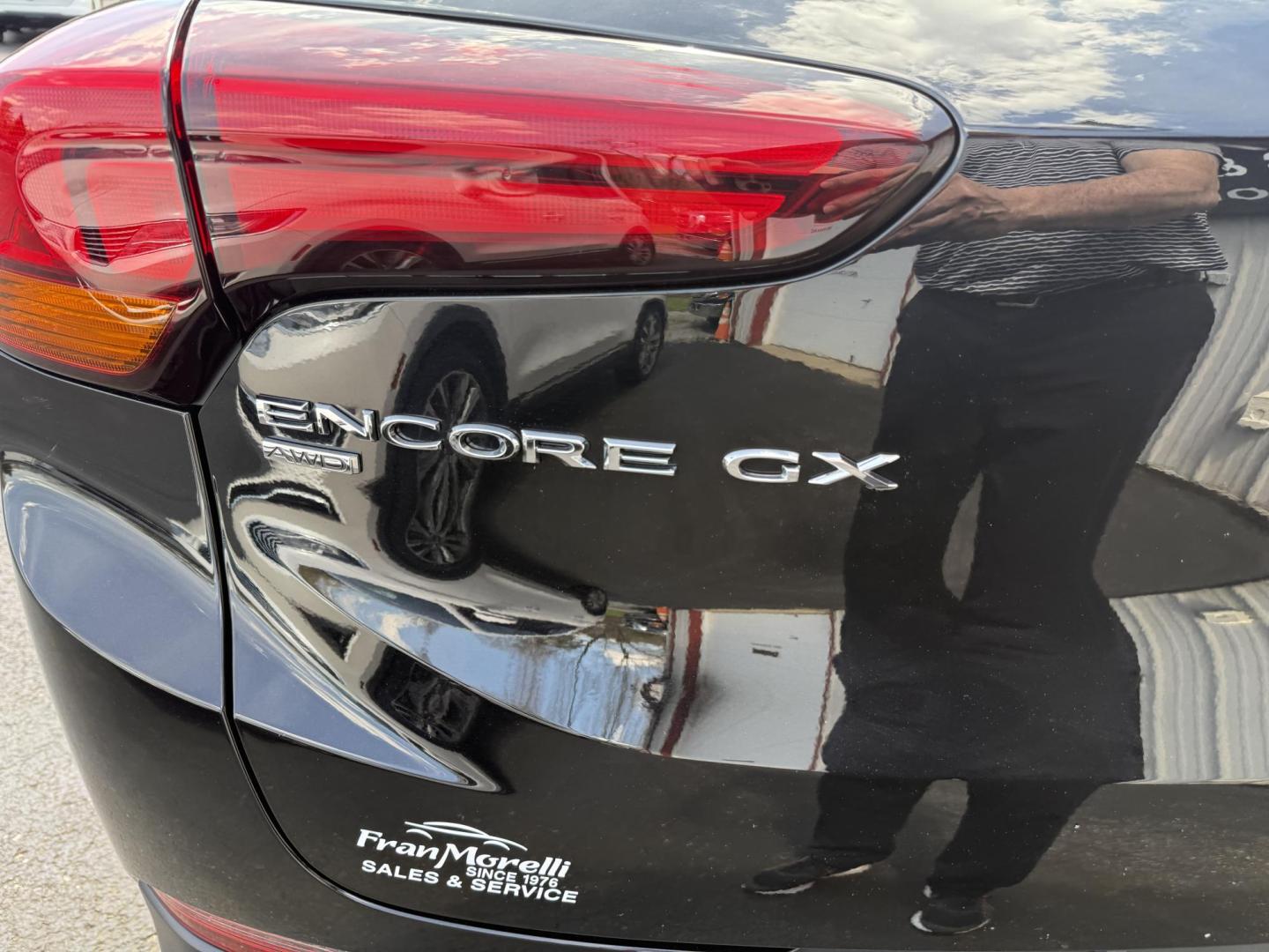 2023 Black Buick Encore GX Preferred AWD (KL4MMCSL9PB) with an 1.3L L3 TURBO engine, 9A transmission, located at 8464 Route 219, Brockway, PA, 15824, (814) 265-1330, 41.226871, -78.780518 - Good looking 1-owner 2023 Buick Encore GX AWD with only 12,700 miles. This pre owned Buick suv is well equipped with air condition, power windows and locks, power seat, factory alloy wheels and much more. This Buick is serviced, comes with Factory Warranty and ready to go. Stop in and see the Morell - Photo#12