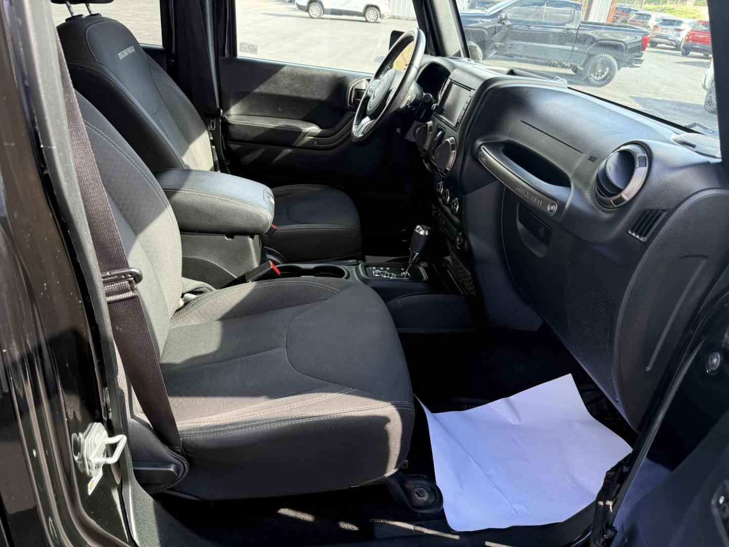 2018 Black Jeep Wrangler Unlimited Sport 4WD (1C4BJWDGXJL) with an 3.6L V6 DOHC 24V FFV engine, located at 8464 Route 219, Brockway, PA, 15824, (814) 265-1330, 41.226871, -78.780518 - Sharp looking 2018 Jeep Wrangler Unlimited 4x4 with good miles, well equipped, and ready to sell. This Jeep suv has a matching hard top, automatic, V6, air condition, power windows and locks, Golden Eagle package and much more. Clean, well taken care of and priced to sell! - Photo#14