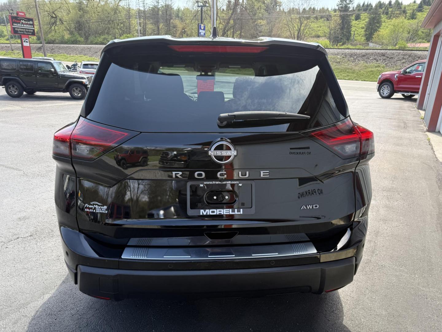2024 Black Nissan Rogue S AWD (5N1BT3AB5RC) with an 2.5L L4 DOHC 16V engine, CVT transmission, located at 8464 Route 219, Brockway, PA, 15824, (814) 265-1330, 41.226871, -78.780518 - Good looking 1-owner 2024 Nissan Rogue S AWD with air condition, power windows and locks, factory wheels and much more. This Nissan suv is serviced, comes with a warranty, and priced to sell. Stop in and see the Morelli boys for your next vehicle, located in Jefferson County and have been selling us - Photo#10