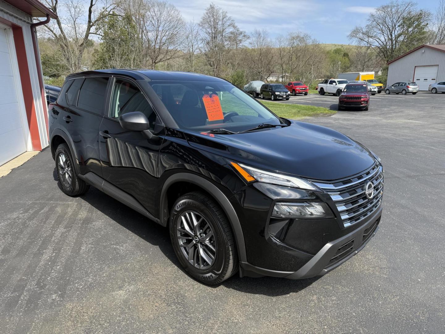2024 Black Nissan Rogue S AWD (5N1BT3AB5RC) with an 2.5L L4 DOHC 16V engine, CVT transmission, located at 8464 Route 219, Brockway, PA, 15824, (814) 265-1330, 41.226871, -78.780518 - Good looking 1-owner 2024 Nissan Rogue S AWD with air condition, power windows and locks, factory wheels and much more. This Nissan suv is serviced, comes with a warranty, and priced to sell. Stop in and see the Morelli boys for your next vehicle, located in Jefferson County and have been selling us - Photo#19