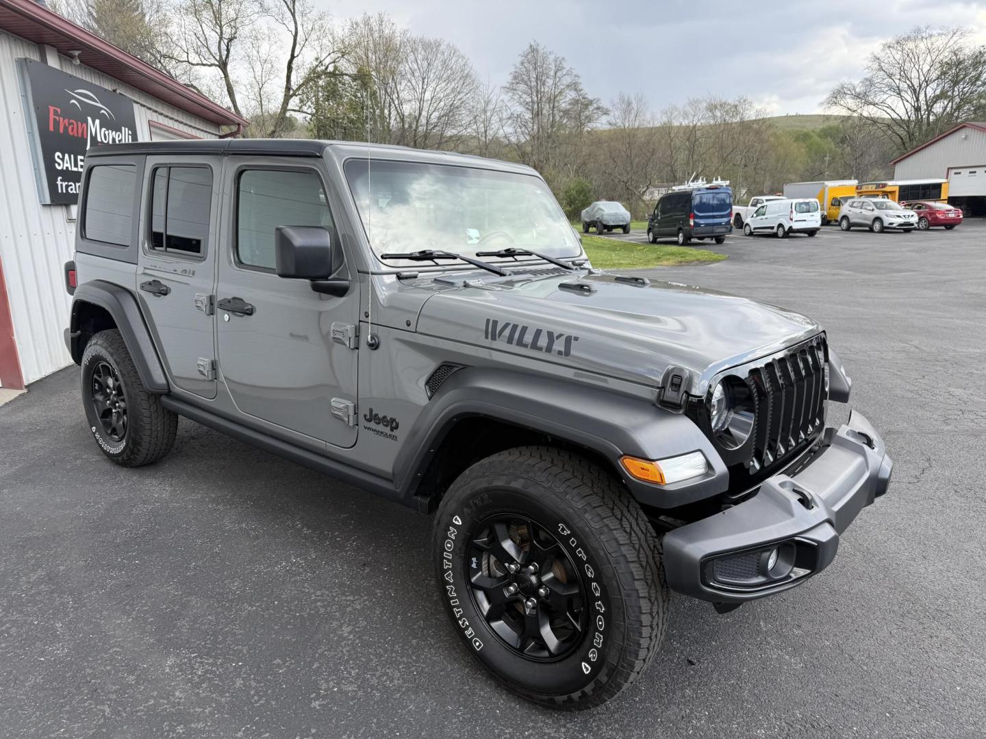 2021 Gray Jeep Wrangler Unlimited Sport (1C4HJXDG6MW) with an 3.6L V6 DOHC 24V FFV engine, 6sp transmission, located at 8464 Route 219, Brockway, PA, 15824, (814) 265-1330, 41.226871, -78.780518 - Super sharp 2021 Jeep Wrangler Unlimited Willys package with 6sp manual transmission, hard top, air condition, power windows and locks, factory wheels and much more. This Jeep suv is serviced and in very nice condition. Hurry in this one won't last long at this price. - Photo#17