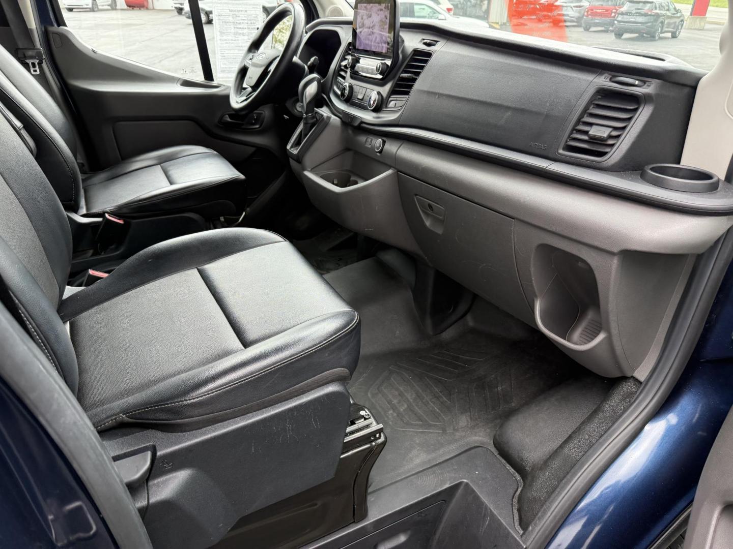 2020 Blue Ford Transit 250 Van Med. Roof w/Sliding Pass. 130-in. WB (1FTBR1CG7LK) with an 3.5L V6 DOHC 24V engine, 6A transmission, located at 8464 Route 219, Brockway, PA, 15824, (814) 265-1330, 41.226871, -78.780518 - Hard to find van and we have the right one...Stop in and check out this 2020 Ford T250 Med roof with ladder racks and inside bins. Good price and nice shape. - Photo#13