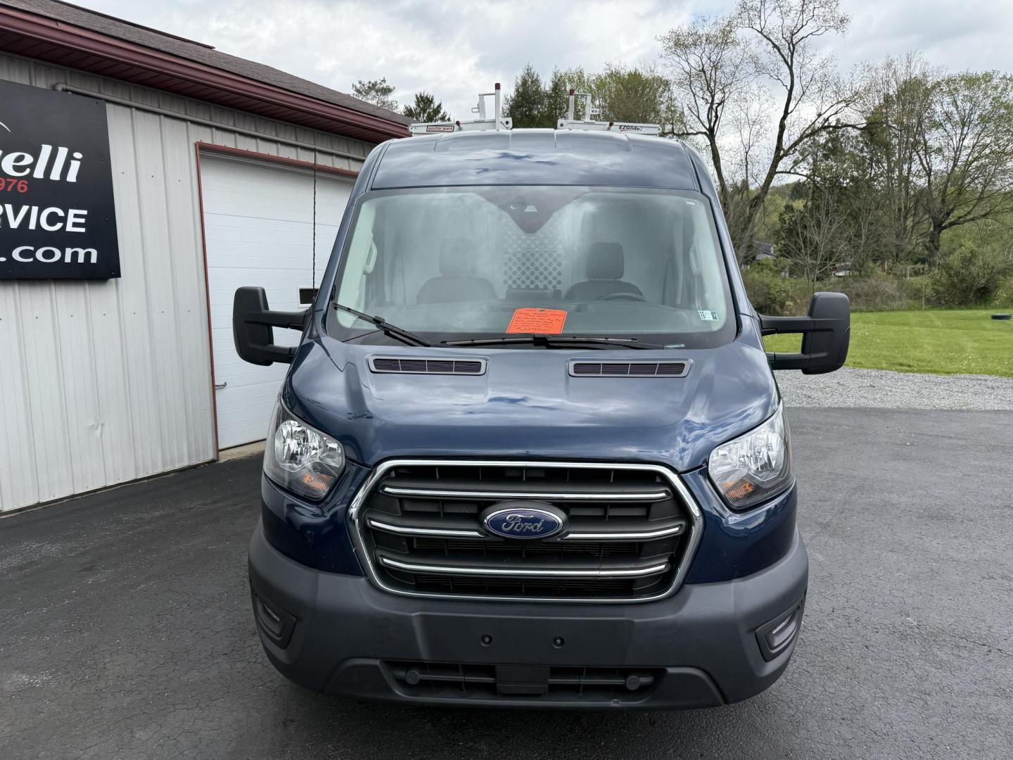 2020 Blue Ford Transit 250 Van Med. Roof w/Sliding Pass. 130-in. WB (1FTBR1CG7LK) with an 3.5L V6 DOHC 24V engine, 6A transmission, located at 8464 Route 219, Brockway, PA, 15824, (814) 265-1330, 41.226871, -78.780518 - Hard to find van and we have the right one...Stop in and check out this 2020 Ford T250 Med roof with ladder racks and inside bins. Good price and nice shape. - Photo#17