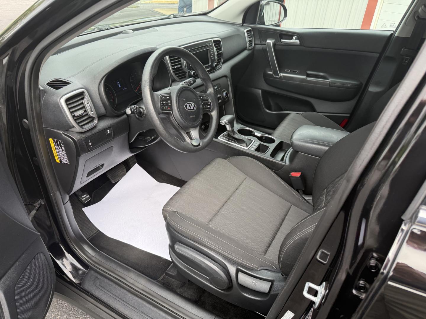 2019 Black Kia Sportage LX AWD (KNDPMCAC0K7) with an 2.4L V6 DOHC 24V engine, 6A transmission, located at 8464 Route 219, Brockway, PA, 15824, (814) 265-1330, 41.226871, -78.780518 - Good looking pre owned 2019 Kia Sportage LX with all wheel drive, 4 cyl engine, air condition, power windows and locks, back up camera, factory alloy wheels and ONLY 47000 miles. This Kia is serviced up with new brakes. Stop in and see the Morelli boys today on this Kia suv or one of the other clean- Photo#3