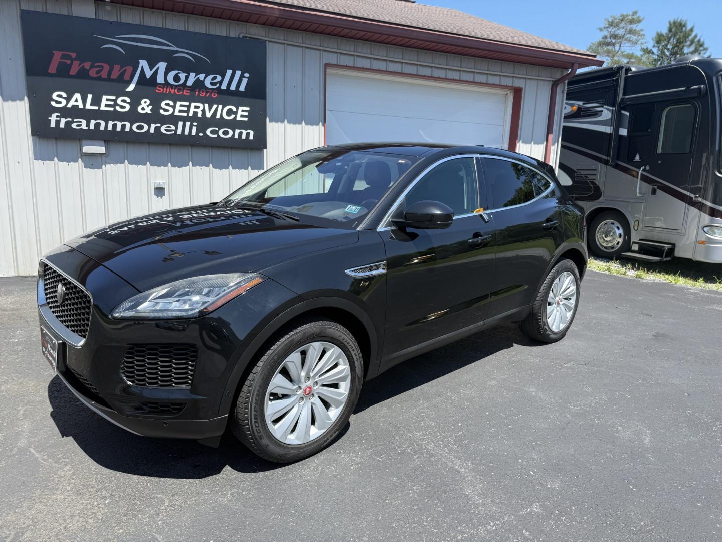 2018 Black Jaguar E-Pace SE (SADFP2FX7J1) with an 2.0L L4 DOHC 16V engine, 9A transmission, located at 8464 Route 219, Brockway, PA, 15824, (814) 265-1330, 41.226871, -78.780518 - Hard to find vehicle and we have the right one...stop in and check out this 208 Jaguar E-pace awd with leather interior, sun light glass in the roof, power/heated seats and ONLY 67000 miles. This Jag is in very nice condition, and serviced up. New brakes and Pa-Inspected. Priced to sell, hurry in th- Photo#0