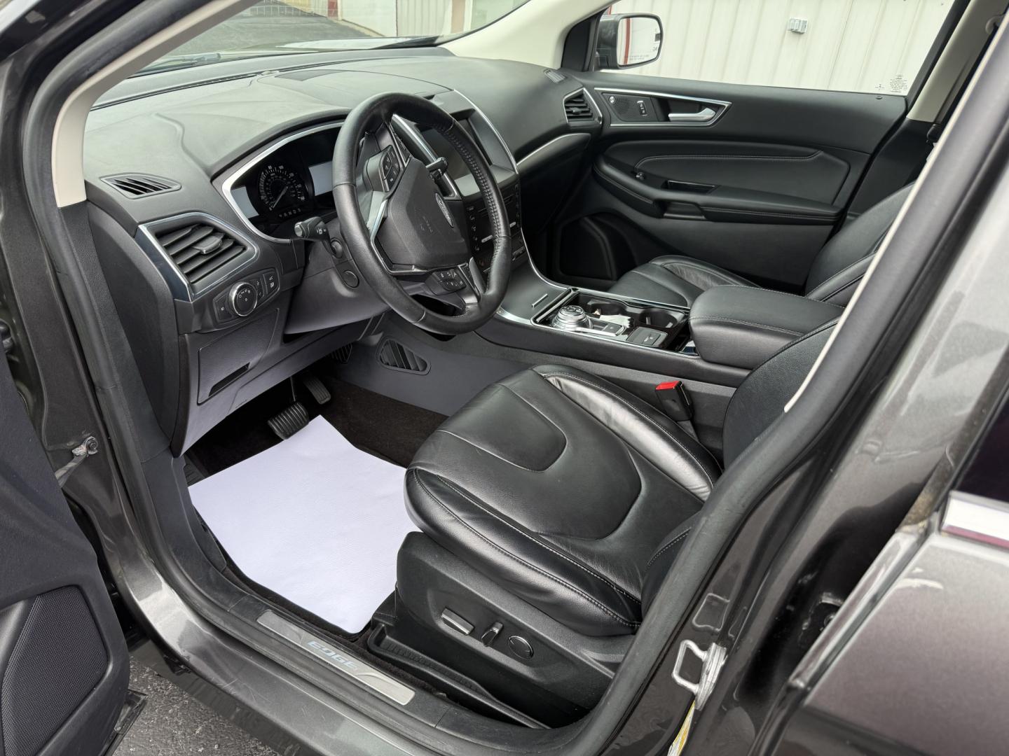 2019 Gray Ford Edge Titanium AWD (2FMPK4K94KB) with an 2.0L L4 DOHC 16V engine, 6A transmission, located at 8464 Route 219, Brockway, PA, 15824, (814) 265-1330, 41.226871, -78.780518 - Well taken care of fresh trade well equipped and very low miles..This 2019 Ford Edge Titanium has all wheel drive, leather interior with power/heated front seats, navigation, back up camera, factory wheels and ONLY 55000 miles. This Ford is priced to sell and serviced up.- Photo#3