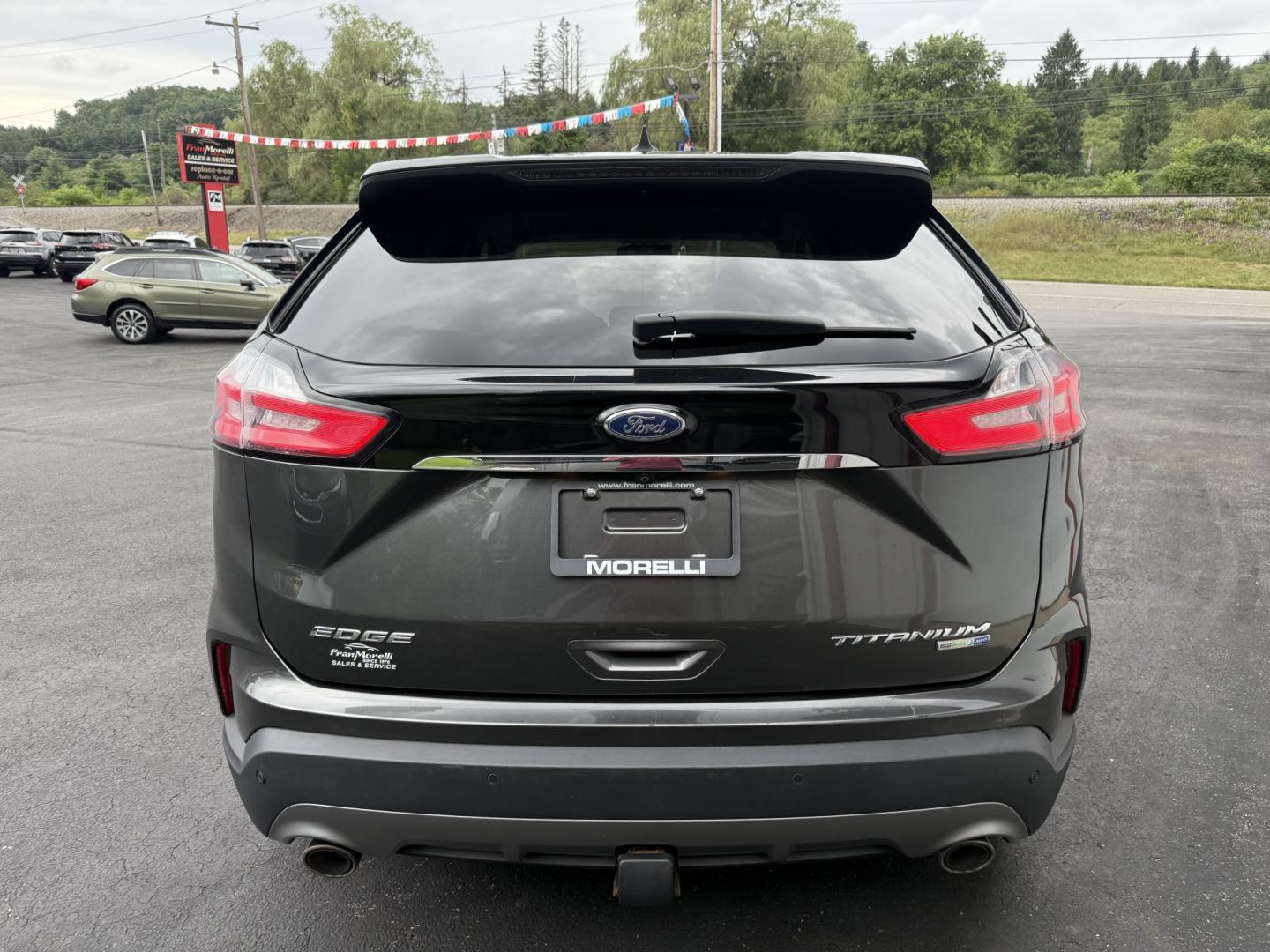 2019 Gray Ford Edge Titanium AWD (2FMPK4K94KB) with an 2.0L L4 DOHC 16V engine, 6A transmission, located at 8464 Route 219, Brockway, PA, 15824, (814) 265-1330, 41.226871, -78.780518 - Well taken care of fresh trade well equipped and very low miles..This 2019 Ford Edge Titanium has all wheel drive, leather interior with power/heated front seats, navigation, back up camera, factory wheels and ONLY 55000 miles. This Ford is priced to sell and serviced up.- Photo#10