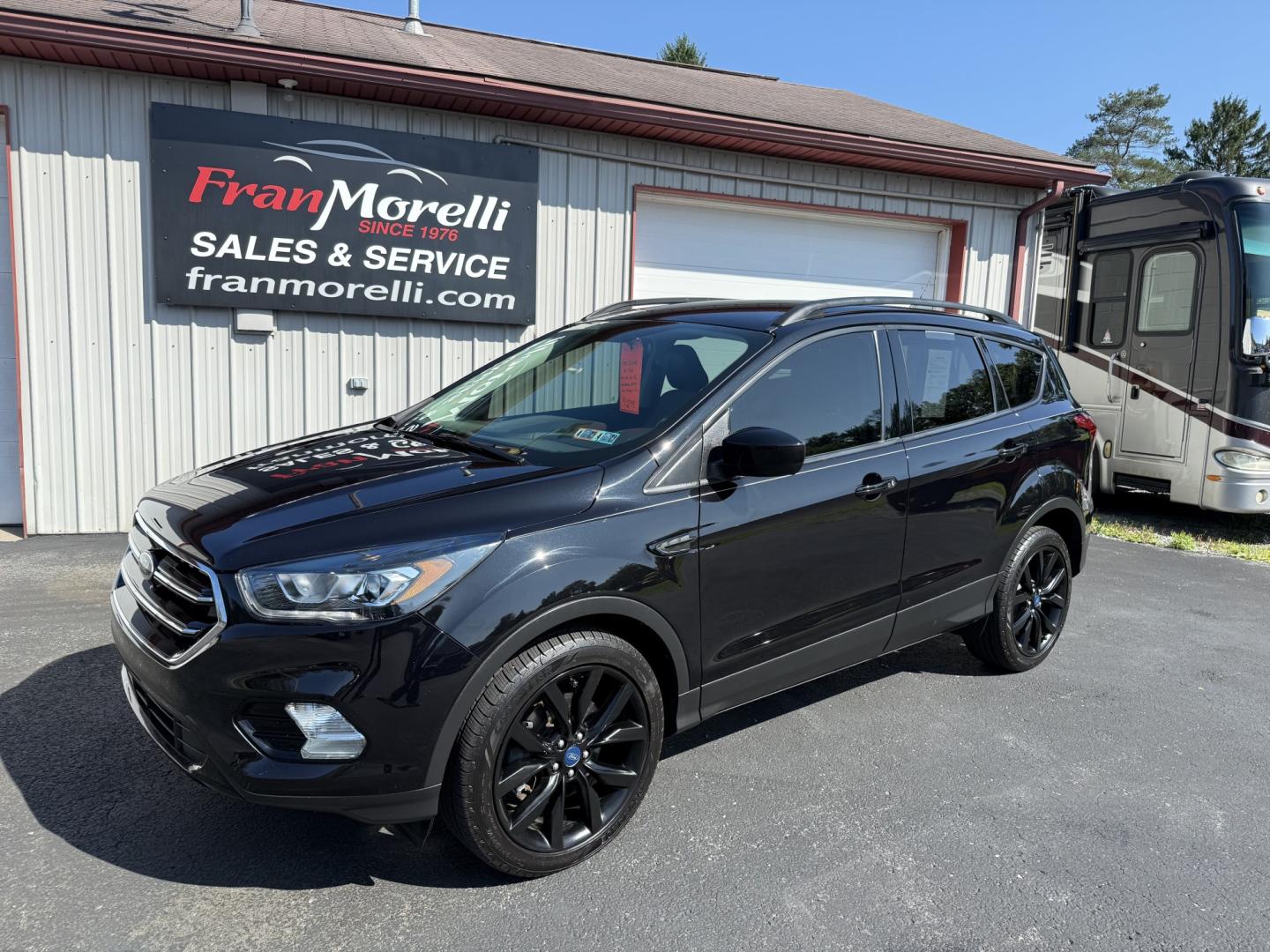 2019 Black Ford Escape SE 4WD (1FMCU9GD7KU) with an 1.5L L4 DOHC 16V engine, 6A transmission, located at 8464 Route 219, Brockway, PA, 15824, (814) 265-1330, 41.226871, -78.780518 - Very clean, sharp 2019 Ford Escape Se 4wd with air condition, power windows and locks, power/heated front seats, and much more. ONLY 84,000 miles. Priced to sell, hurry in this one won't last long. Stop in and see this Ford suv or one of the other many clean, suv's on the lot. Selling vehicles for 5- Photo#0