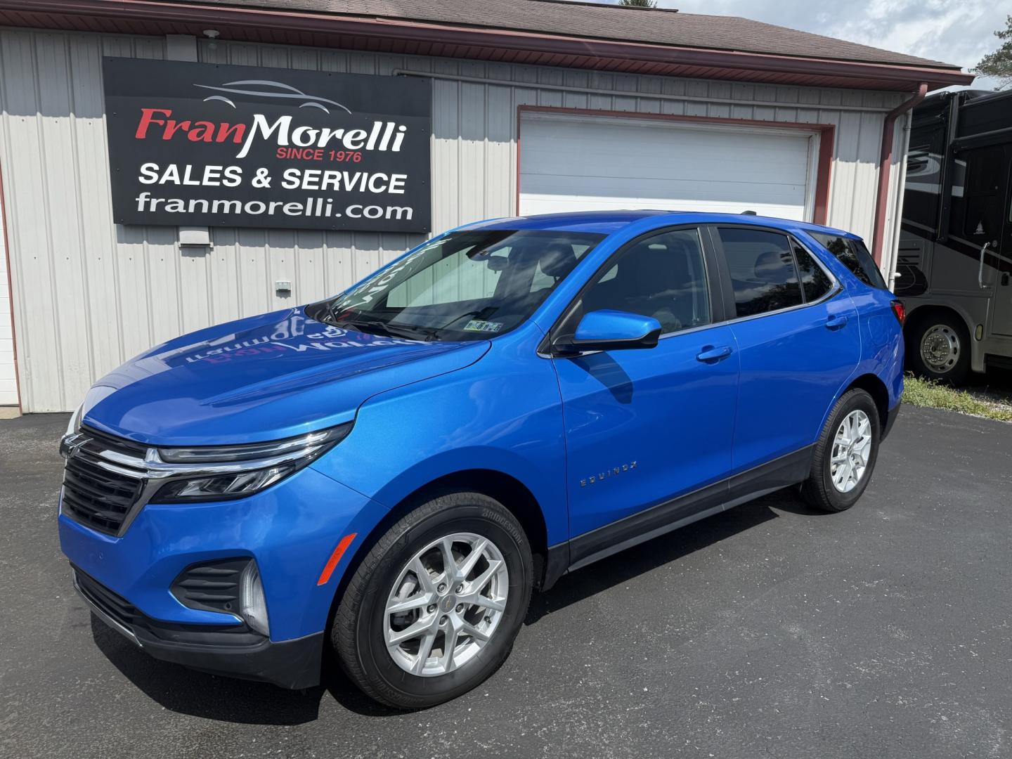 2024 Blue Chevrolet Equinox LT AWD (3GNAXUEG9RS) with an 1.5L L4 DOHC 16V TURBO engine, 6A transmission, located at 8464 Route 219, Brockway, PA, 15824, (814) 265-1330, 41.226871, -78.780518- Photo#0