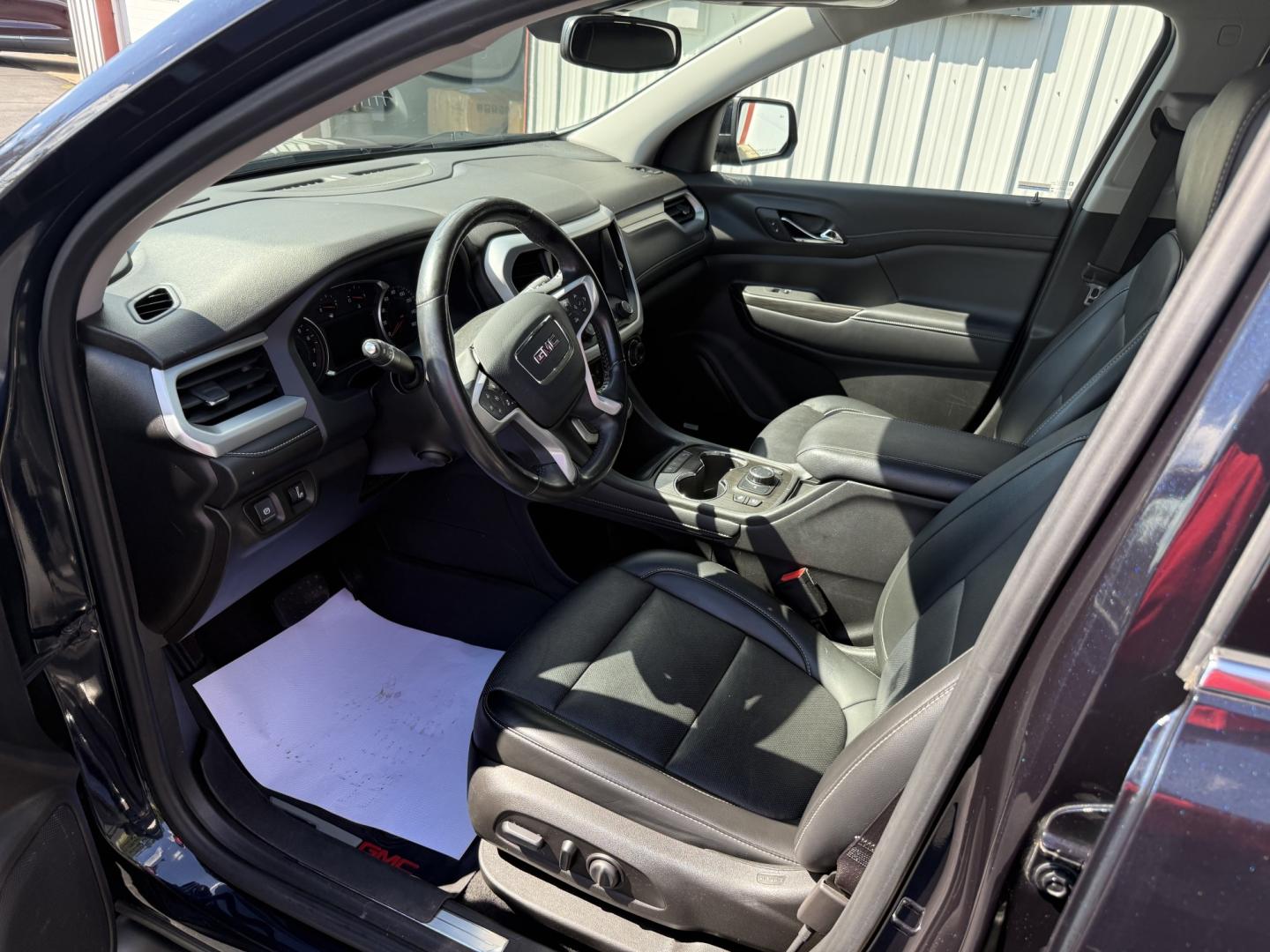 2021 Blue GMC Acadia SLT-1 AWD (1GKKNULS3MZ) with an 3.6L V6 DOHC 24V engine, 6A transmission, located at 8464 Route 219, Brockway, PA, 15824, (814) 265-1330, 41.226871, -78.780518 - Sharp, clean, locally traded in and ready to go. 2021 GMC Acadia SLT all wheel drive with leather, power/heated front seats, captain chairs, 6-passenger, rear a/c, factory wheels and ONLY 56000 miles. Serviced up and priced to sell.- Photo#2