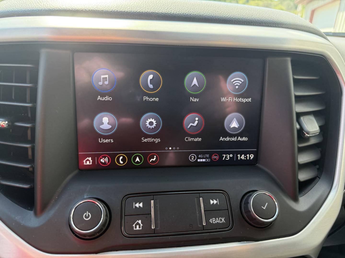2021 Blue GMC Acadia SLT-1 AWD (1GKKNULS3MZ) with an 3.6L V6 DOHC 24V engine, 6A transmission, located at 8464 Route 219, Brockway, PA, 15824, (814) 265-1330, 41.226871, -78.780518 - Sharp, clean, locally traded in and ready to go. 2021 GMC Acadia SLT all wheel drive with leather, power/heated front seats, captain chairs, 6-passenger, rear a/c, factory wheels and ONLY 56000 miles. Serviced up and priced to sell.- Photo#5