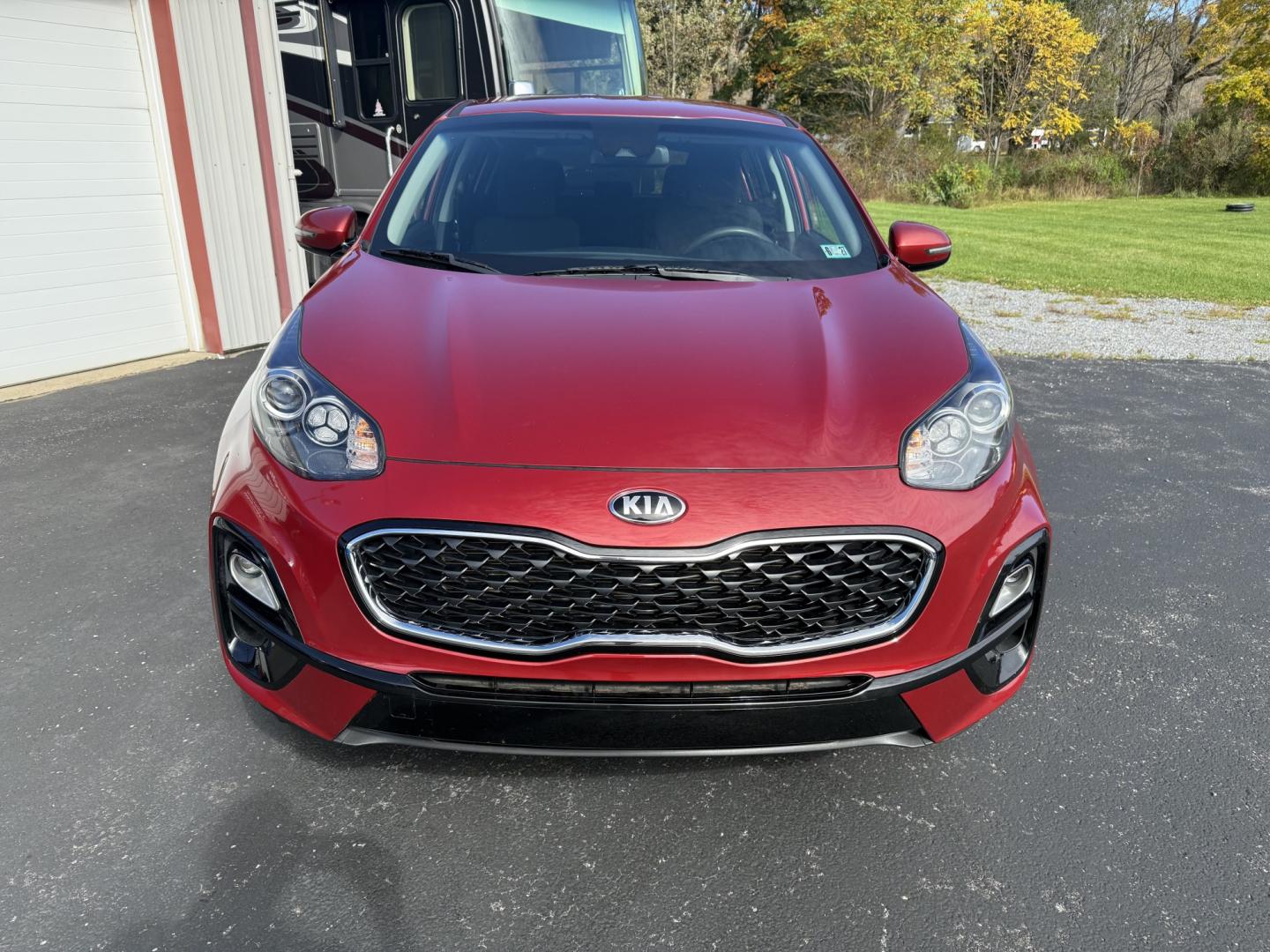 2020 Red Kia Sportage LX AWD (KNDPMCAC4L7) with an 2.4L L4 DOHC 16V engine, 6A transmission, located at 8464 Route 219, Brockway, PA, 15824, (814) 265-1330, 41.226871, -78.780518- Photo#18